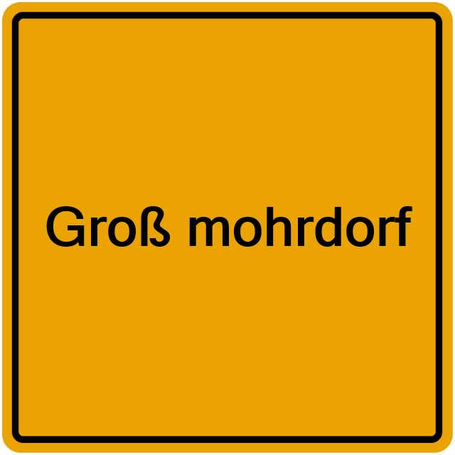 Einwohnermeldeamt24 Groß mohrdorf